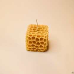 Svíčka z včelího vosku - sýr