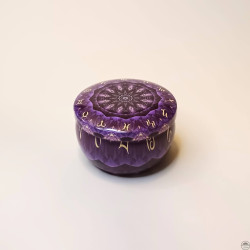 Svíčka z včelího vosku v plechovém kalíšku č.4