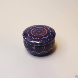 Svíčka z včelího vosku v plechovém kalíšku č.6